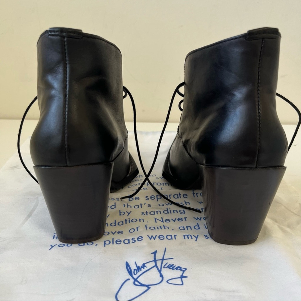John Fluevog SWORDFISH HI SURREALIST PIZZA Size 7 - Picture 7 of 13